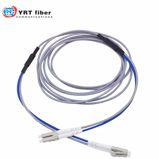 유연한 기갑 다중 모드 광섬유 실내 광섬유 패치 코드