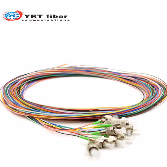 실내 및 실외 12 코어 Sc/APC 번들 테일 파이버